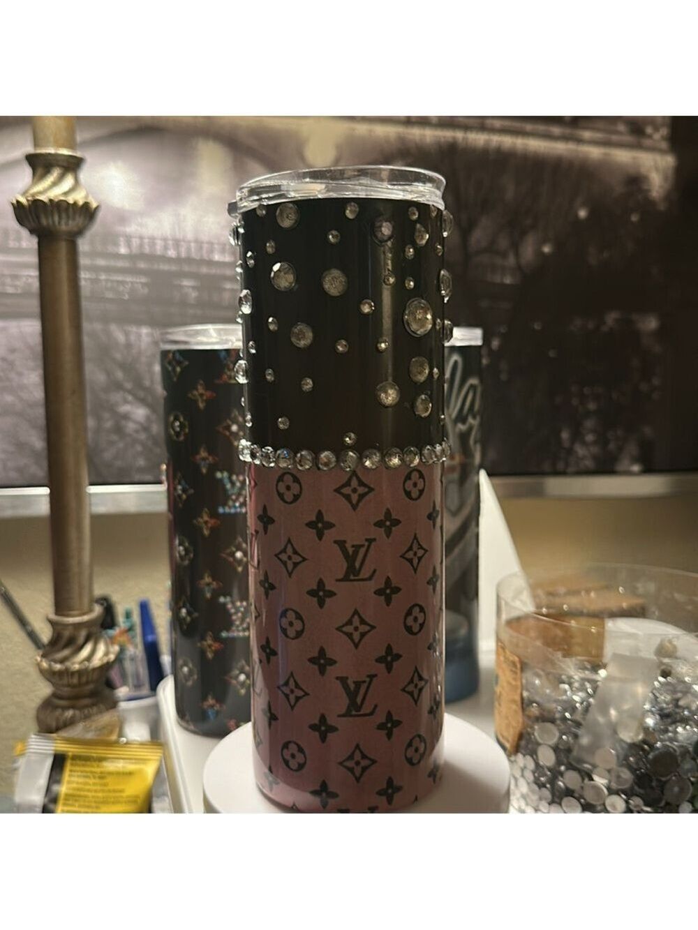 Rhinestone tumblers 20 oz - Picture 5 of 7
